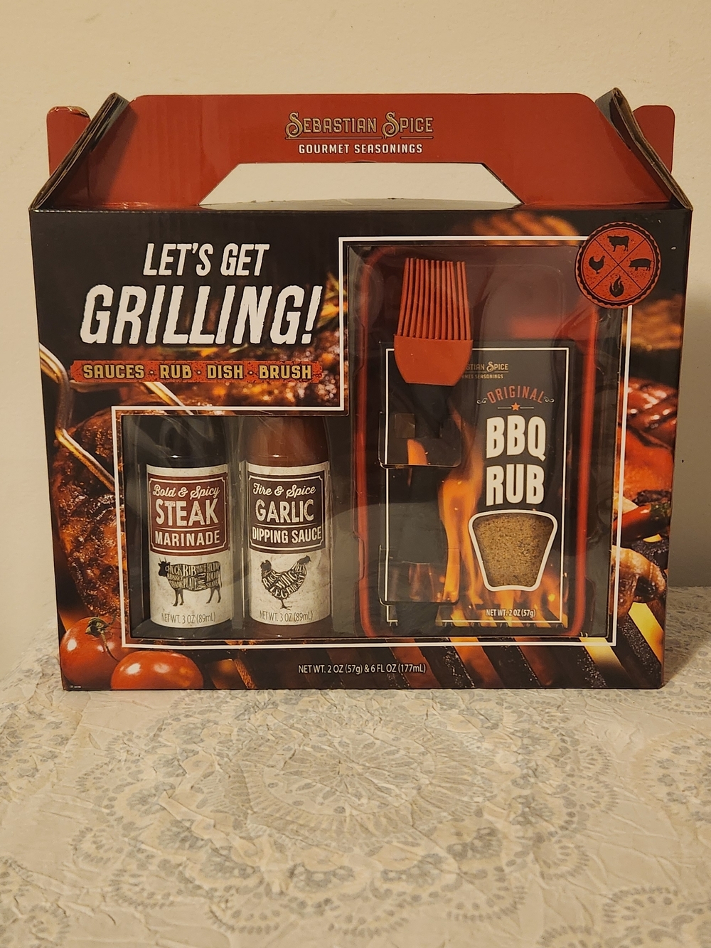 Sebastian Spice BBQ Gift Set - Red & Black Packaging